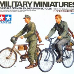 German Soldiers with Bicycles