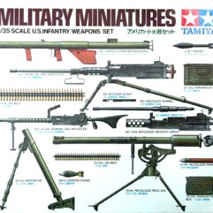 Military Miniatures U.S. Infantry Weapons Set