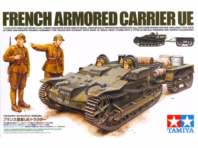 French Armored Carrier UE 2 with Renault UK trailer