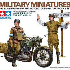 British BSA M20 Motorcycle w/Military Police